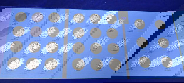 Liberty Standing Half Dollar Number Two Collection 1937-1947 Whitman Album (28 Coins)