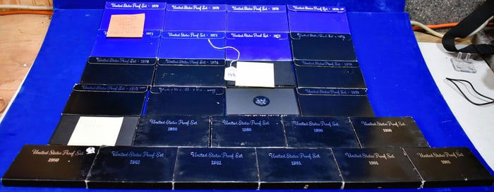 Lot of 27 United States Proof Sets