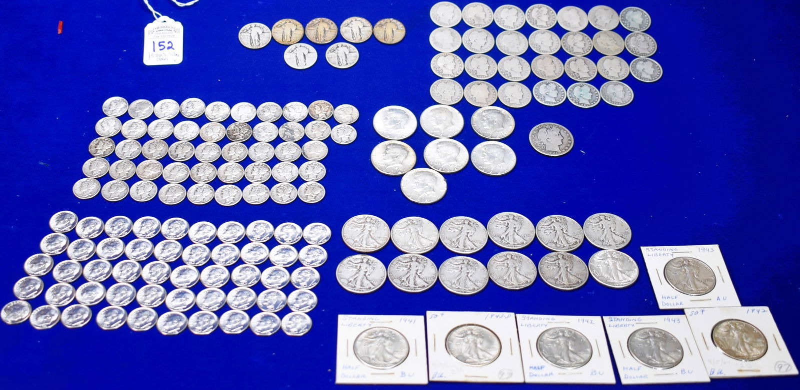 Lot of 157 US Silver Coins (1 of 7)