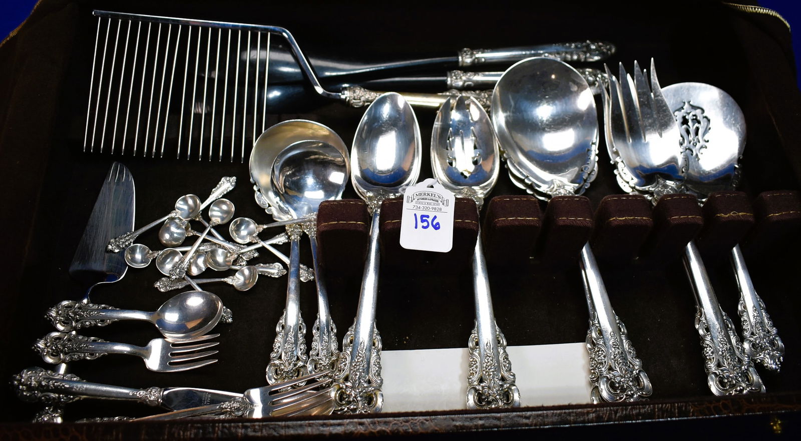 Wallace Grande Baroque Sterling Silver Serving Pieces & Accessories (37 Pieces) 1,690 GRAMS WITHOUT (1 of 5)