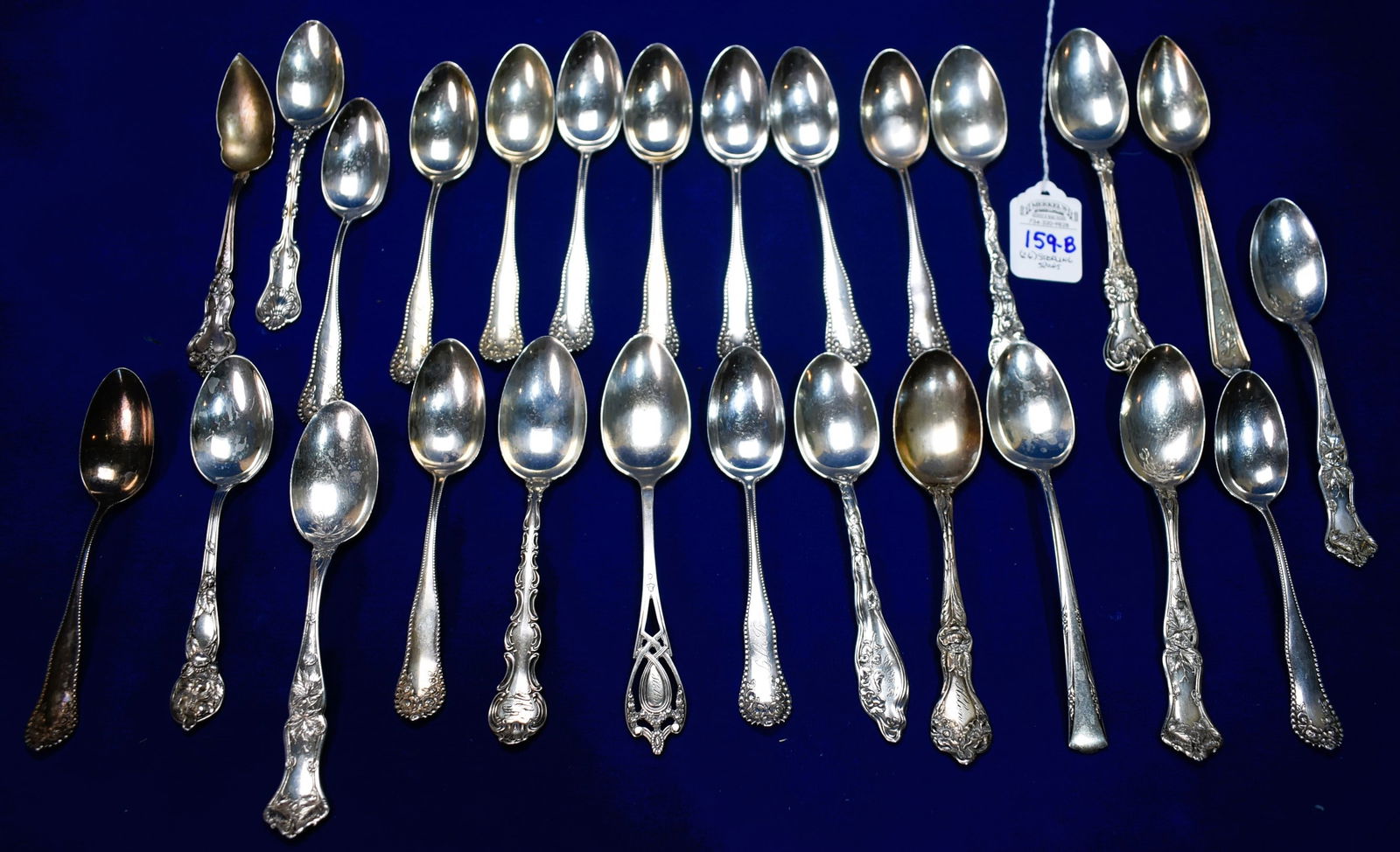 26 Various Sterling Silver Spoons - 534.95 GRAMS STERLING SILVER (1 of 4)