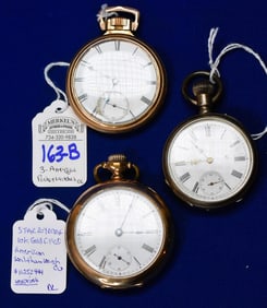 Lot of 3 Antique Pocket Watches