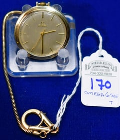 14Kt Gold Case Marked Omega  Pocket Watch Serial# 23267713
