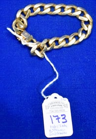 14K Italy Yellow Gold 8 3/4' Bracelet -1/2' Wide - (95.95 GRAMS 14K GOLD)