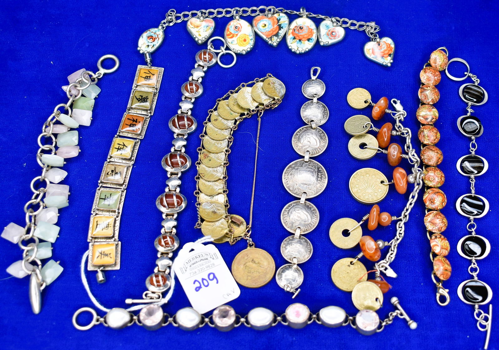 Lot of 10 Various Bracelets (1 of 3)