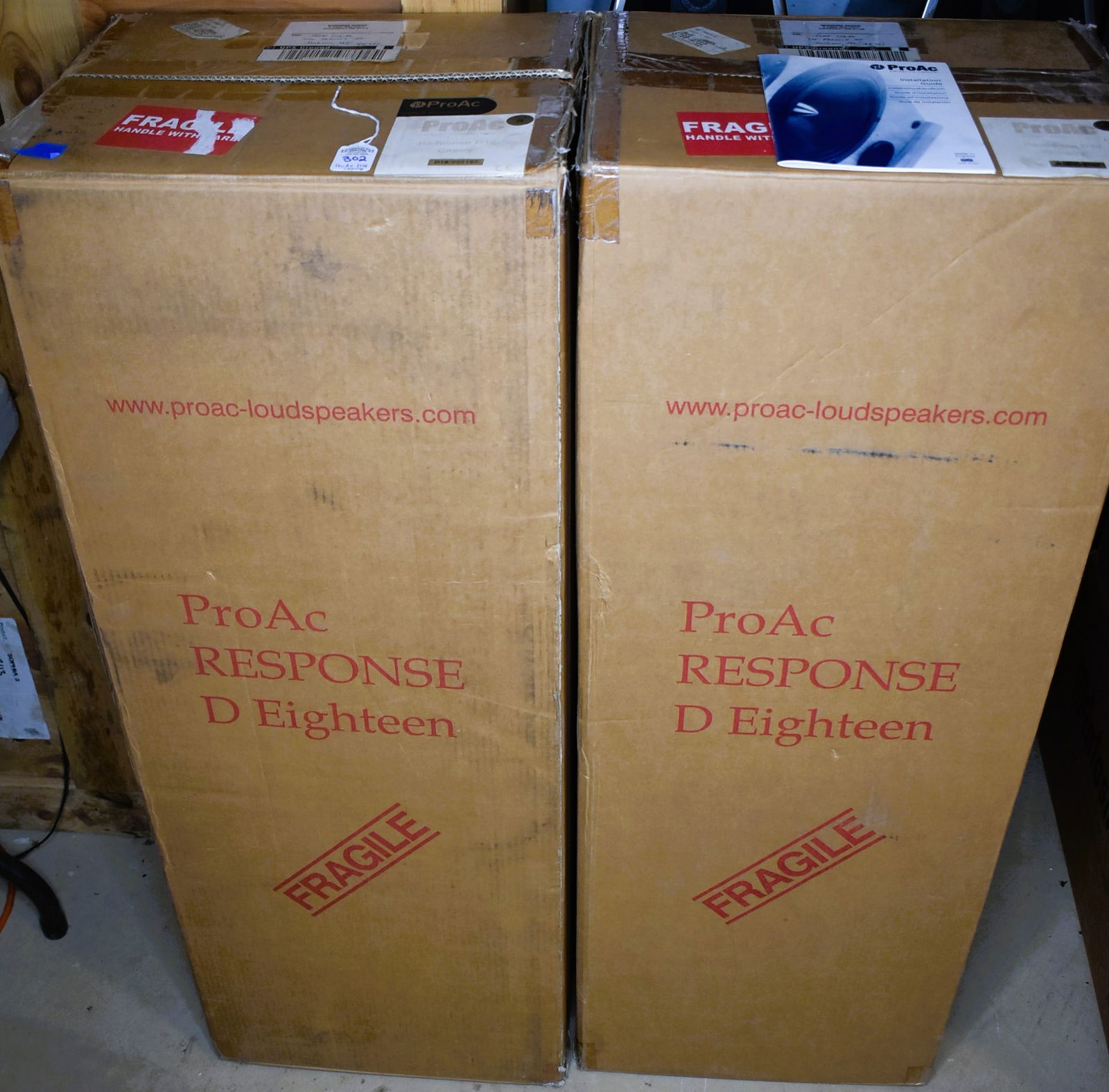 ProAc Response D18 Cherry Pair of Floorstand Speakers (1 of 8)