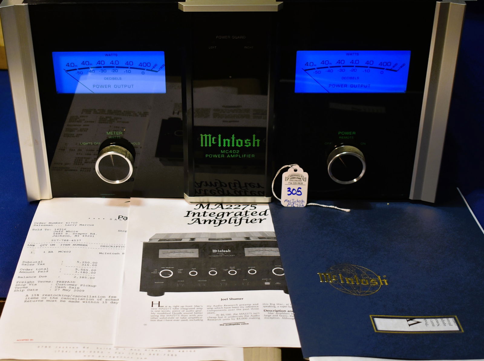 McIntosh MC402 2 Channel 400W Power Amplifier (1 of 6)