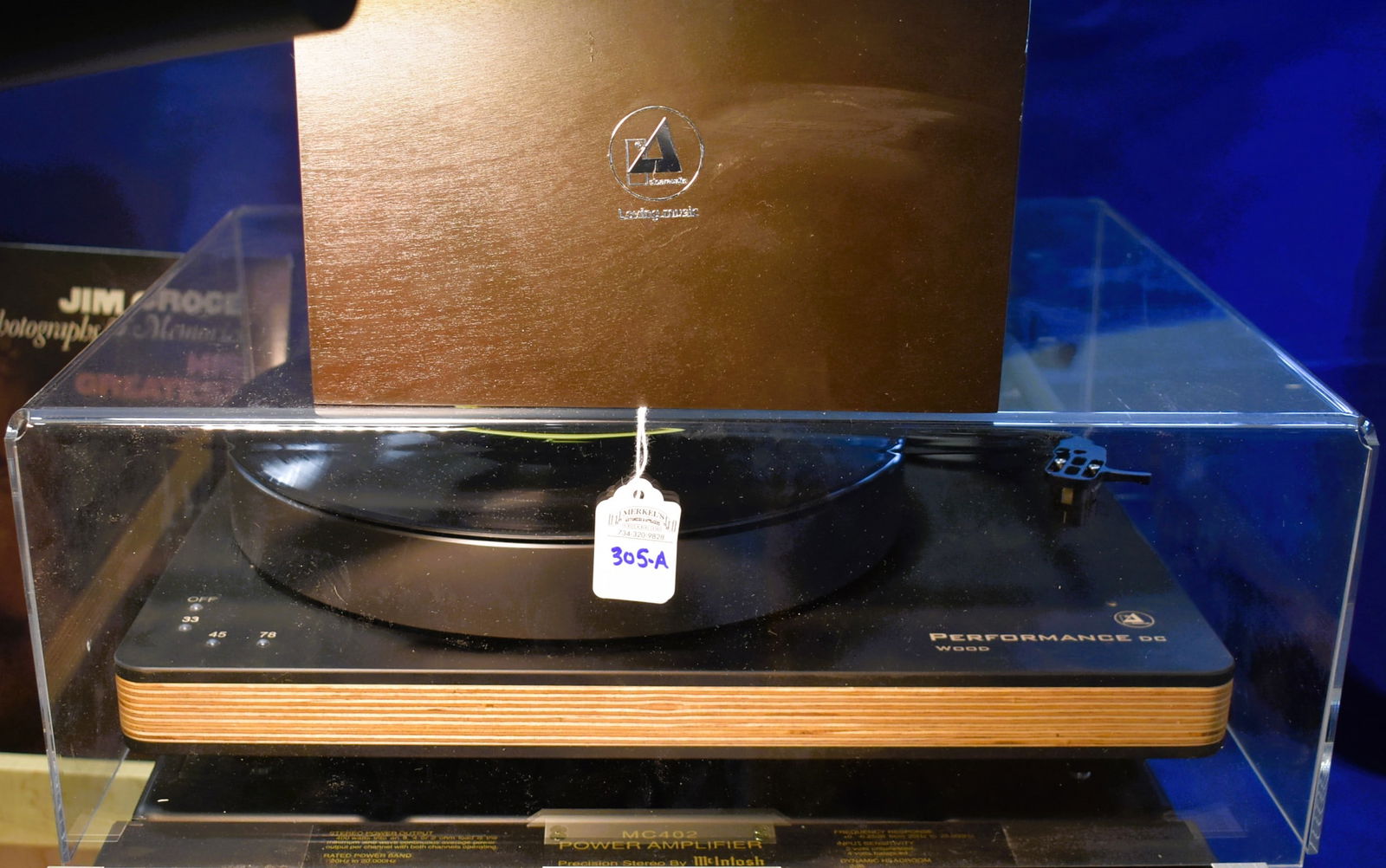 Clearaudio Performance DC Wood AiR Turntable W/ Charisma V2 MM Cartridge (1 of 5)