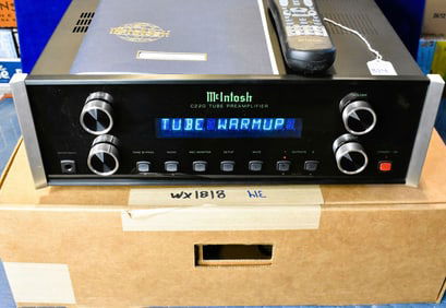 McIntosh C220 Tube Preamplifier with Manual and Remote Control