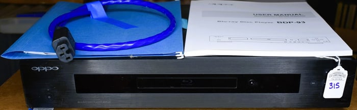 Oppo BDP-93 Blu-ray Disc Player W/ SACD/CD Drive