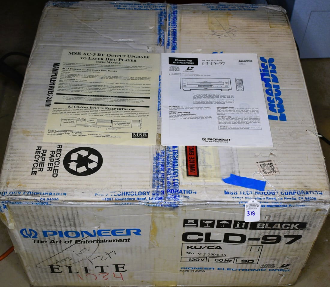 Pioneer CLD-97 Laser Disc, Compact Disc, CD Player W/ AC3 UPGRADE (1 of 4)