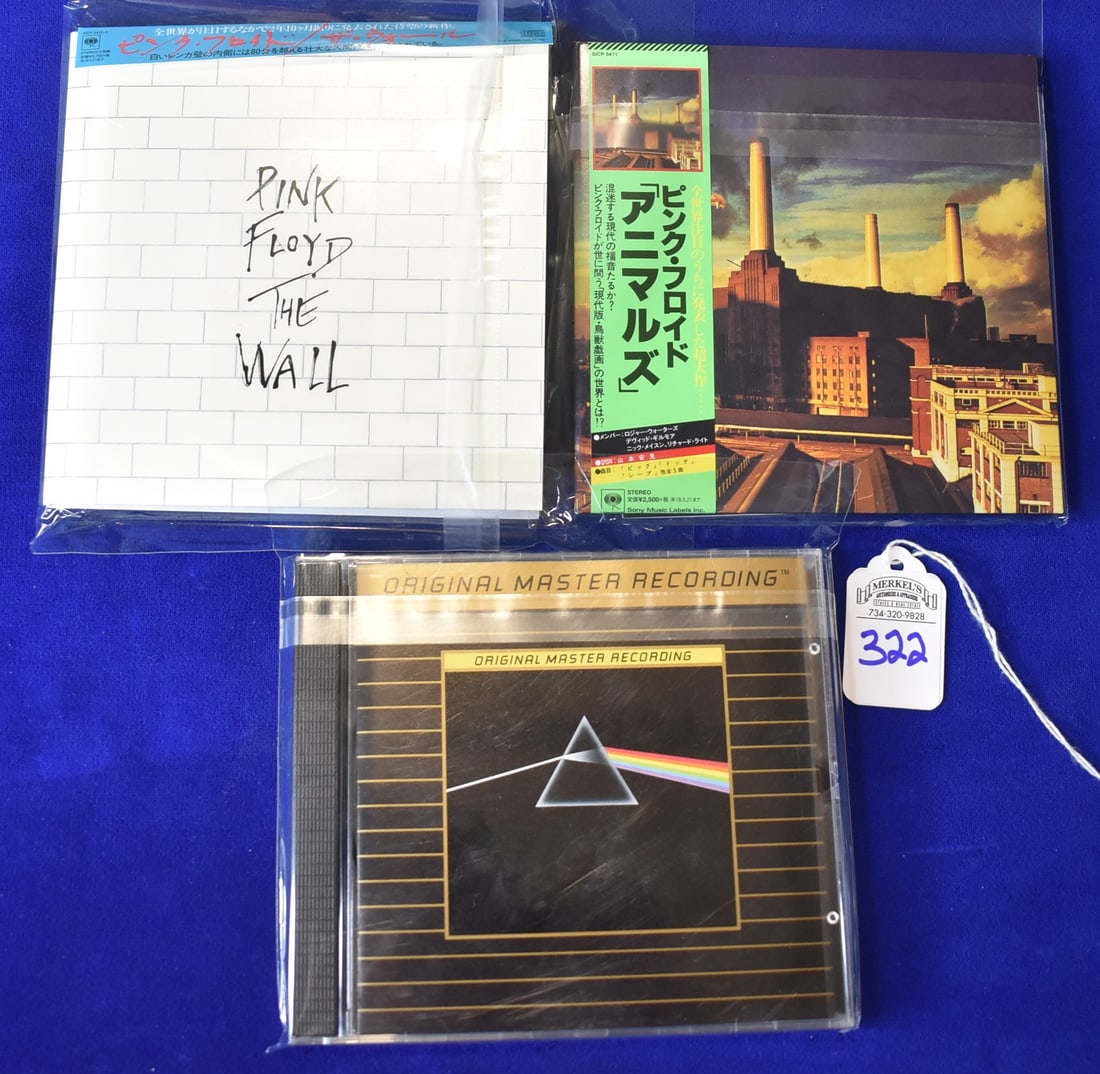 Lot of 3 Pink Floyd CDs (2 Japanese Releases) (1 of 2)