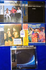 Lot of 4 Emerson Lake & Palmer & 1 Reo Speedwagon Japanese Release CDs