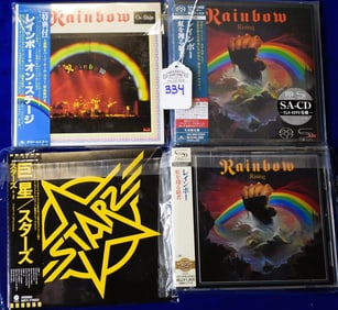 Lot of 4 Japanese Release CDs (3 Rainbow, 1 Starz)