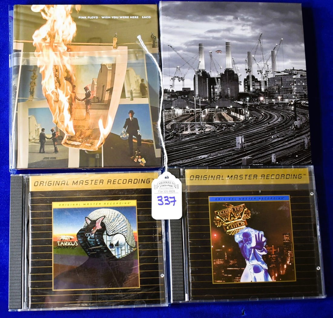 Lot of 4 Pink Floyd, Jethro Tull & Emerson Lake & Palmer (1 of 2)