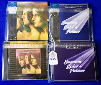 Lot of 4 Emerson Lake & Palmer (2 Japanese Release)