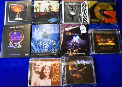 Lot of 10 CDs (Rush, Pink Floyd, Santana & More)