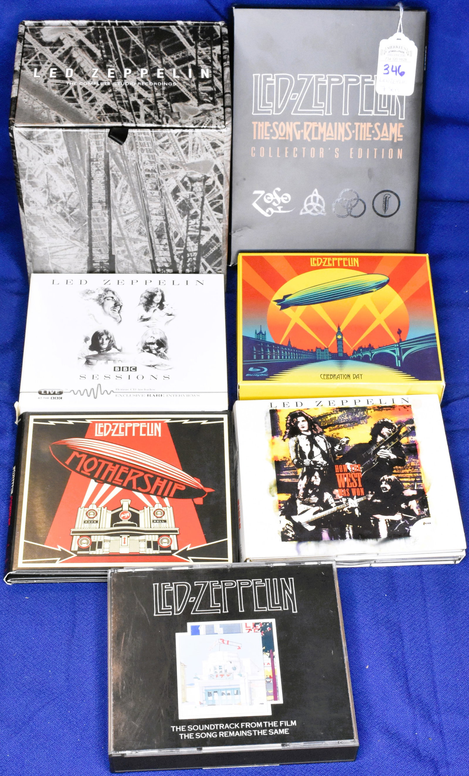Lot of 7 Led Zeppelin CD Box Sets (1 of 2)