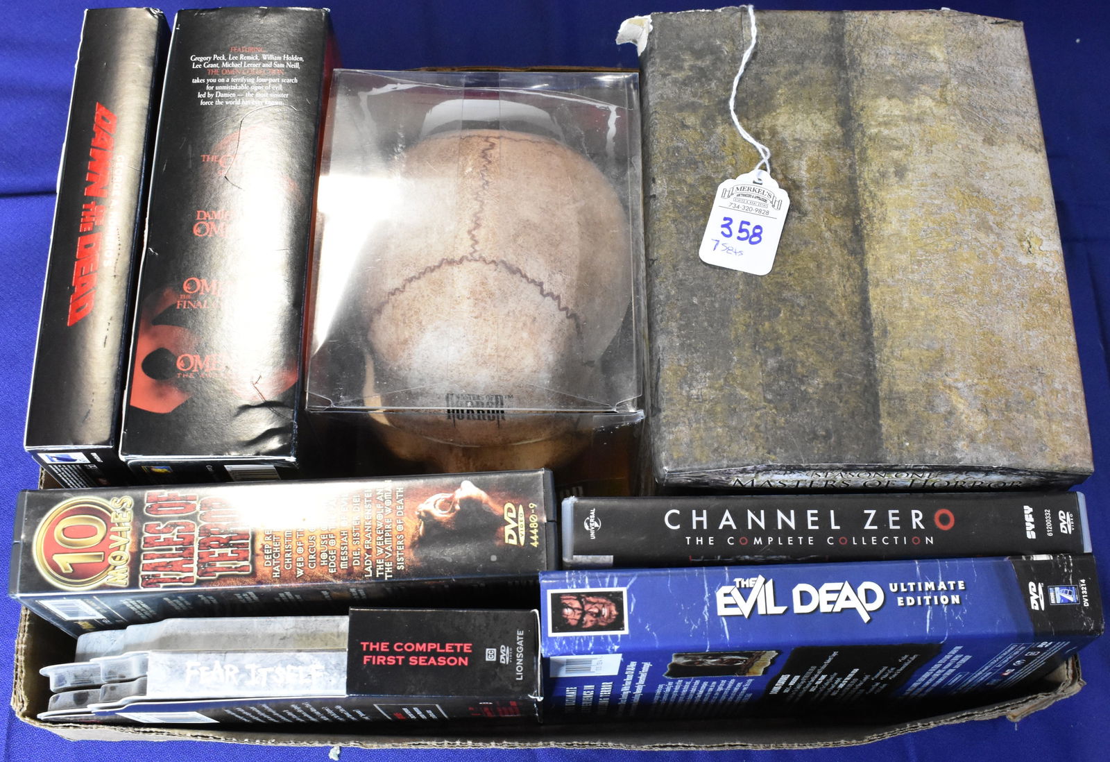 Lot of 7 Horror CD Box Sets (Masters of Horror, Channel Zero, The Evil Dead, Tails of Terror, Fear (1 of 3)