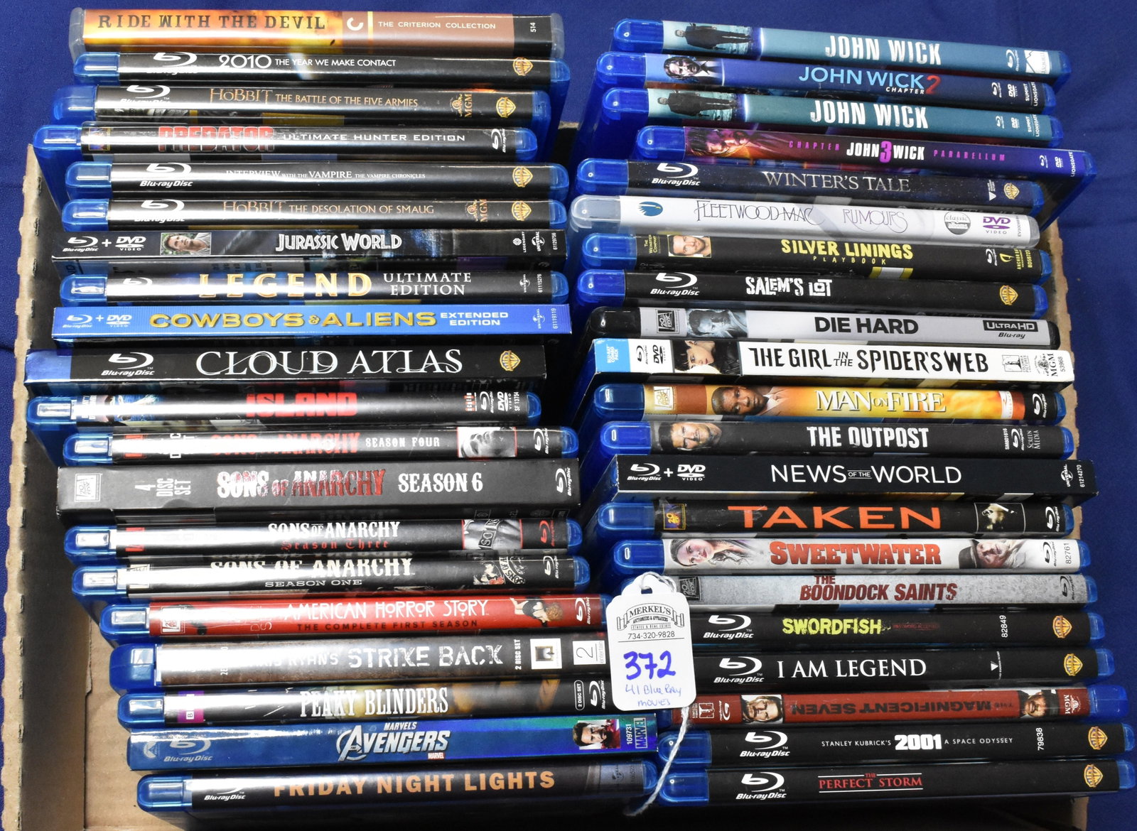 Lot of 41 Blu-ray Movies: Lot of 41 Blu-ray Movies - SEE PHOTOS!