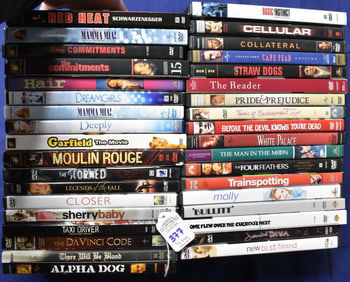 Lot of 36 DVD Movies