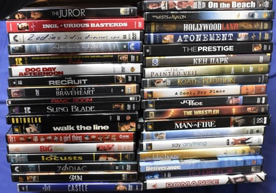 Lot of 36 DVD Movies