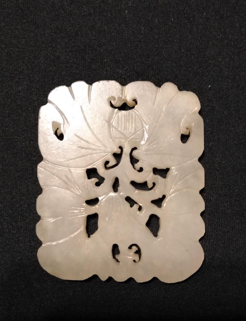 18th antique chinese carving white jade (1 of 1)