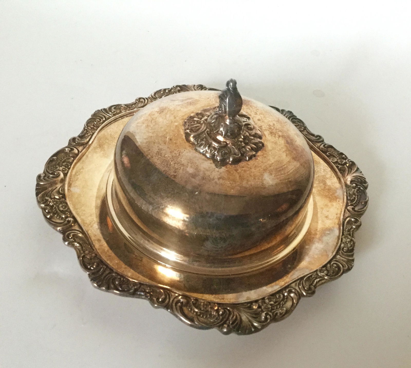Wallace  sterling Silver  Butter serving dish (1 of 3)