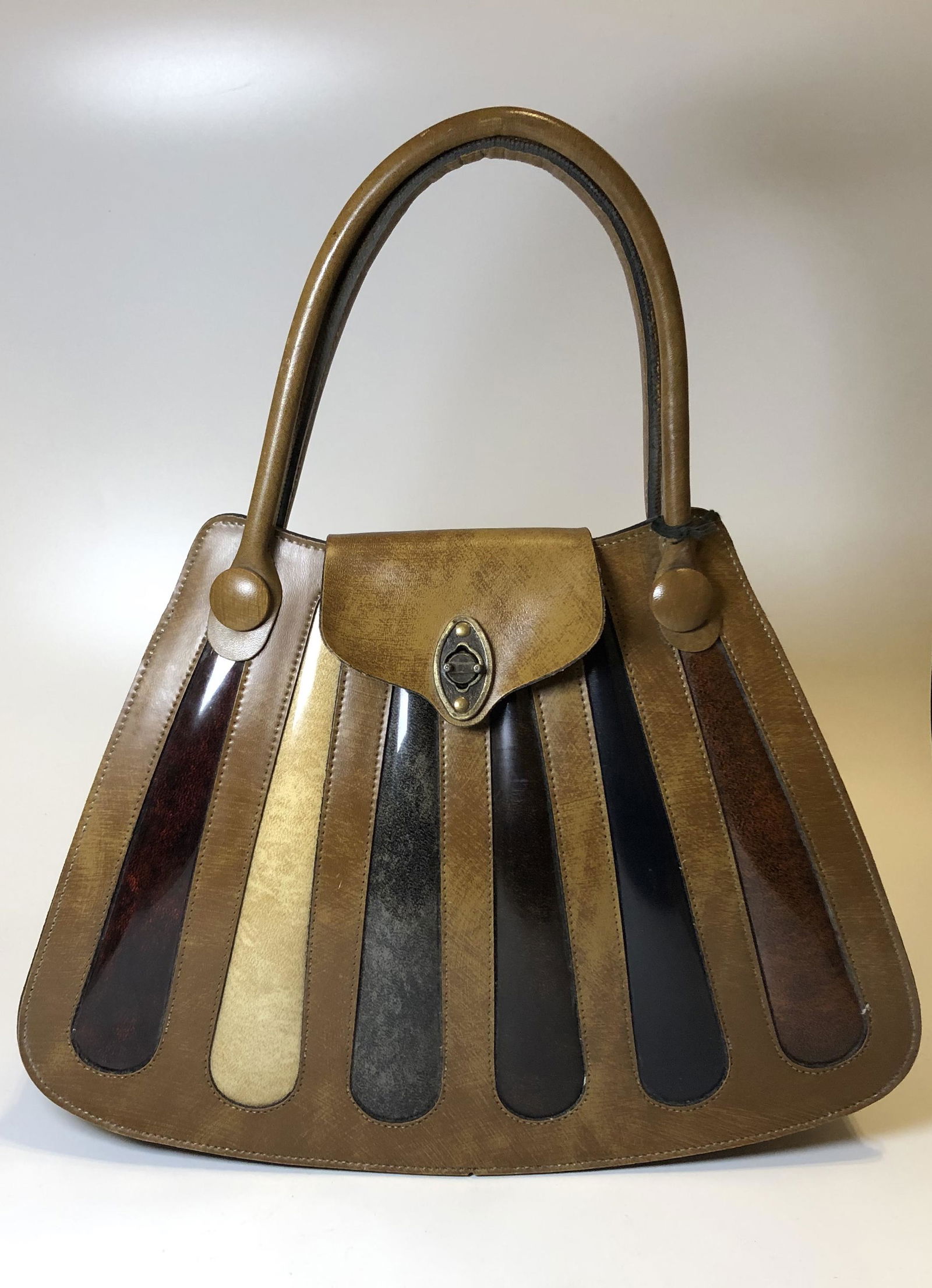 1960' Mahler California Genuine Leather Hand Bag (1 of 4)