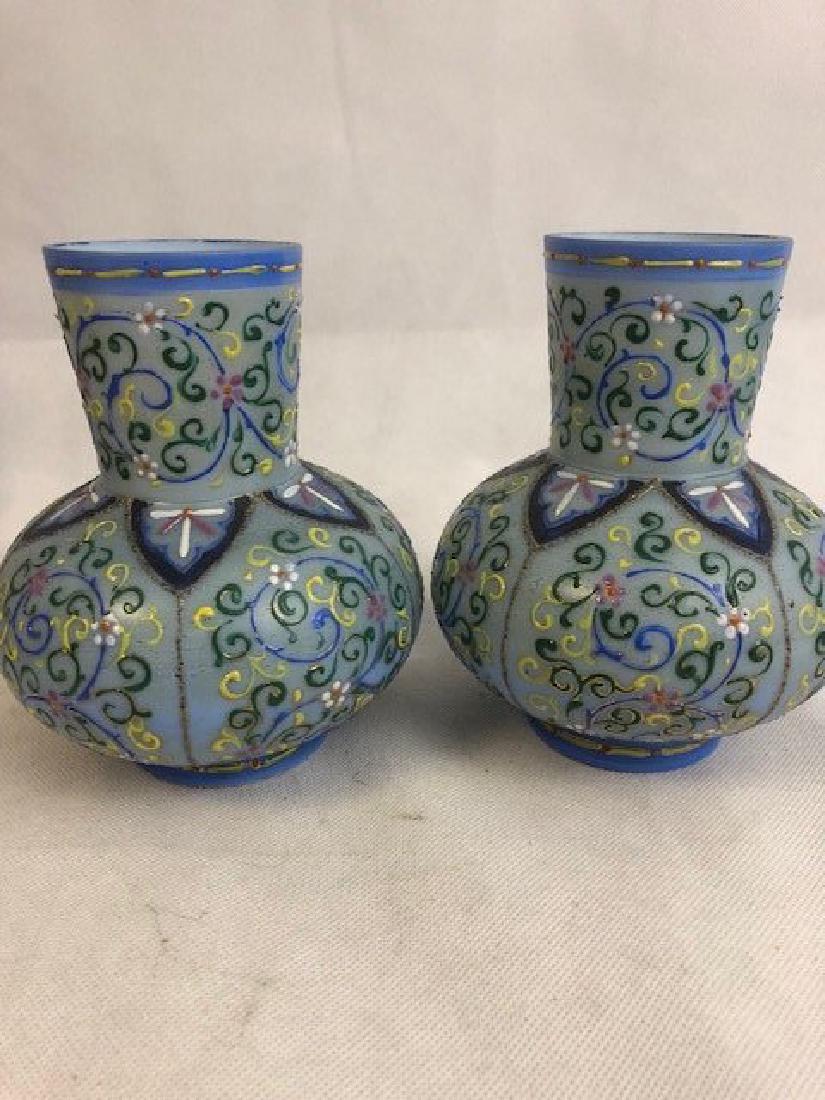 Pair of Thomas Webb vase: Pair of Thomas Webb vase 14 cm high Location: United Kingdom, London