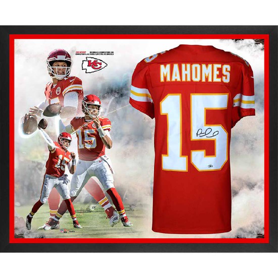 patrick mahomes framed jersey
