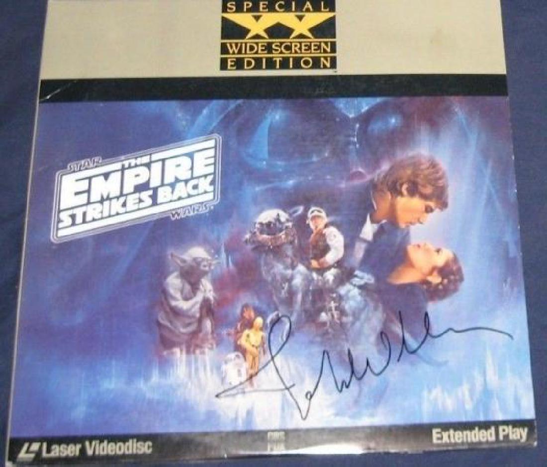 John Williams: JOHN WILLIAMS MUSIC COMPOSER SIGNED STAR WARS EMPIRE STRIKES BACK LASER DISC