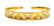NIALAYA CZ GOLD STERLING 925 SILVER BANGLE BRACELET