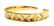 NIALAYA CZ GOLD STERLING 925 SILVER BANGLE BRACELET - 2