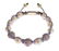 NIALAYA PURPLE CZ PEARL 925 SILVER BRACELET - 6