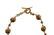 NIALAYA RED CZ 18K GOLD 925 SILVER BRACELET - 3