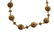 NIALAYA RED CZ 18K GOLD 925 SILVER BRACELET - 6
