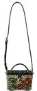 Green Python Crystal Raffia Leather BOX HandBag - 5