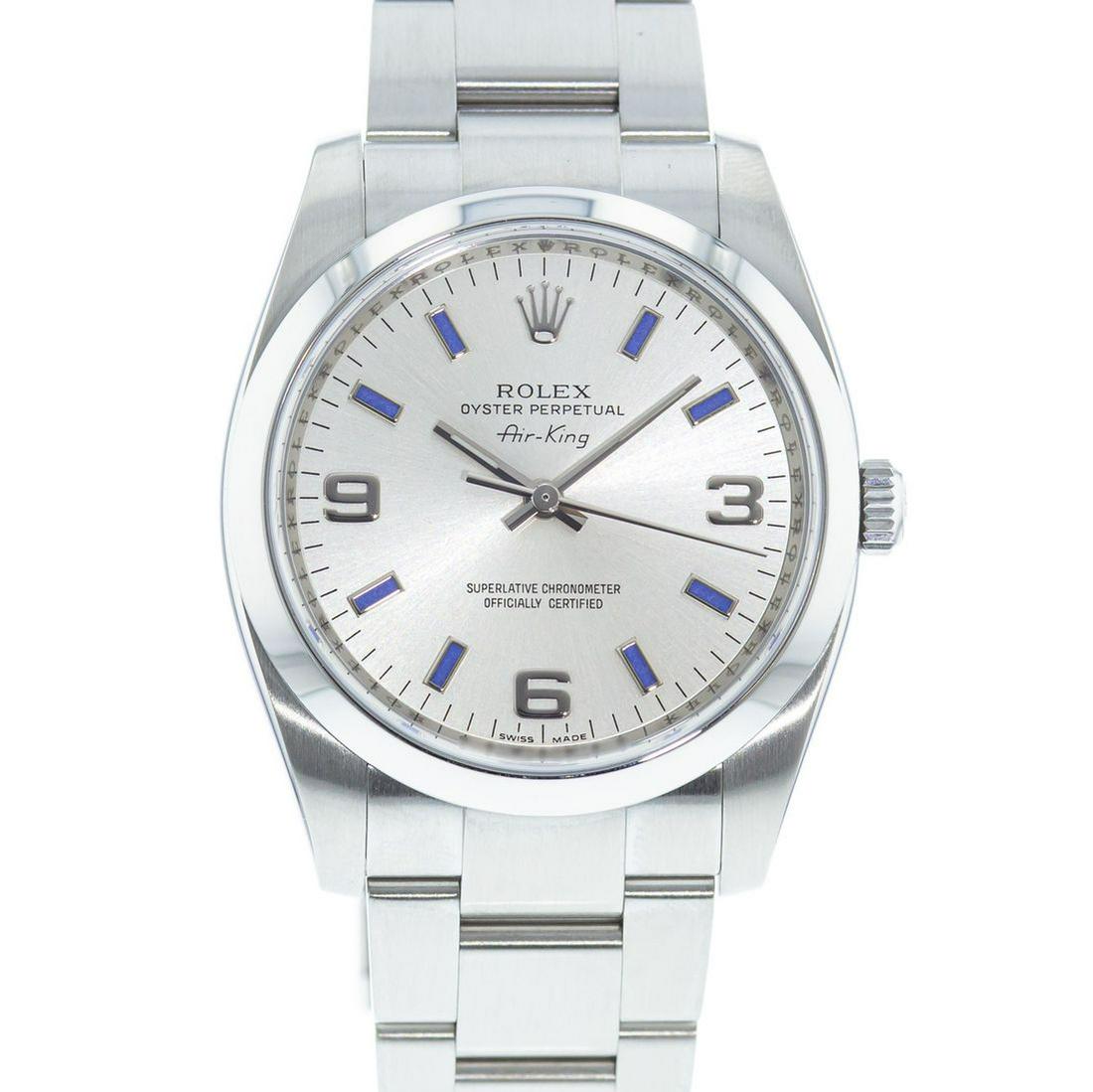 ROLEX OYSTER PERPETUAL: Brand: Rolex Model: Oyster Perpetual Case Size: 34mm Movement: Automatic Material: Stainless Steel Band Material: Stainless Steel Box: No Papers: No