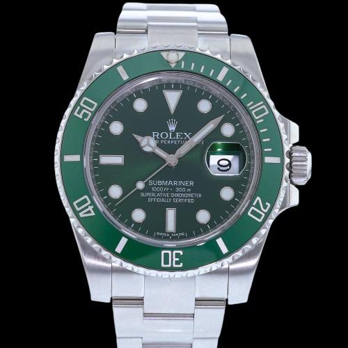 Rolex Submariner: Brand: Rolex Model: Submariner Case Size: 40mm Movement: Automatic Material: Stainless Steel Band Material: Stainless Steel Box: Yes Papers: No