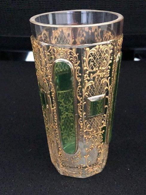 MOSER GLASS BEAKER: Description: Moser Glass Beaker. Location: United States, Beverly Hills