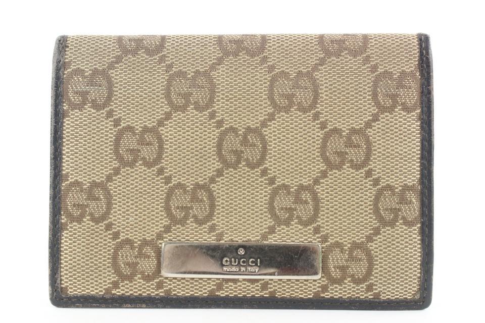 Gucci Monogram GG Card Holder Wallet Case: Brand: GUCCI Measurements: Length: 4" Width: .2" Height: 3"
