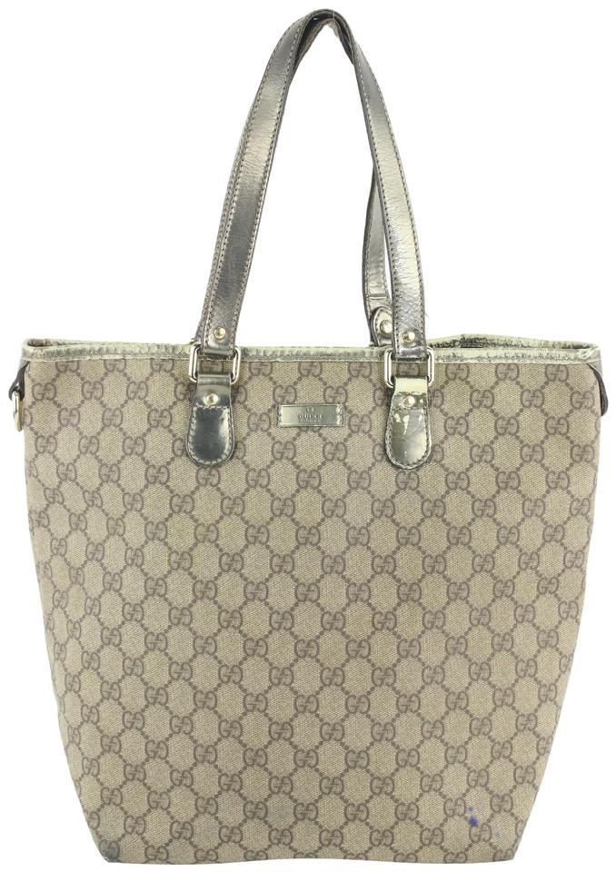 Gucci Supreme GG Shopper Tote Bag: Brand: GUCCI Strap: 7" Measurements: Length: 14.5" Width: 4.5" Height: 12"