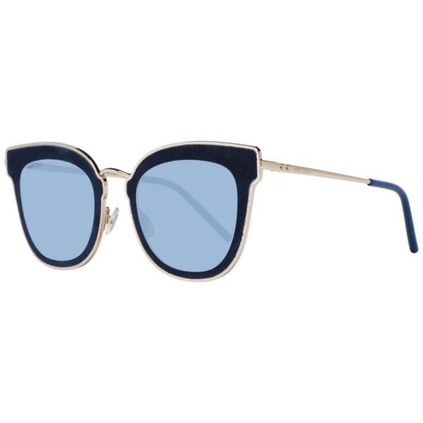 Jimmy Choo Sunglasses: Brand: JIMMY CHOO Color: Gold Gender: Women Materials: Metal & Plastic Lenses: Plastic Protection: 100% UVA & UVB