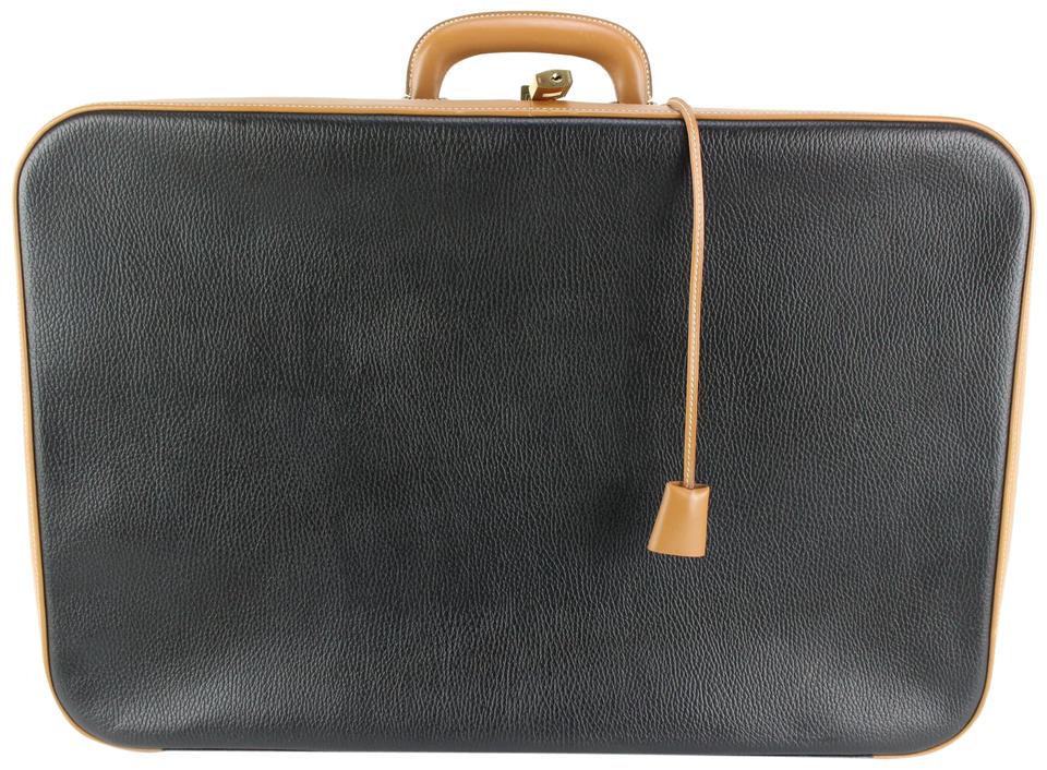 LOUIS VUITTON BLACK ARDENNES MERCURE 55 SUITCASE LUGGAGE: Brand: LOUIS VUITTON Strap: 1.75" Measurements: Length: 21.5" Width: 7" Height: 14.5"