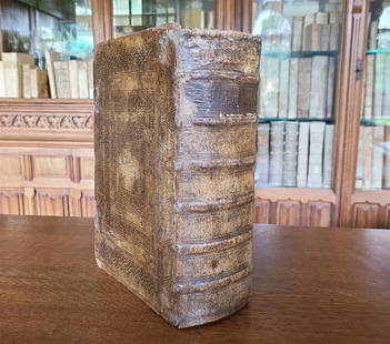 SEBASTIAN MUNSTER'S 1598 COSMOGRAPHY ANTIQUE, RARE ILLUSTRATED WITH MAPS AND PIGSKIN: Year/Century: 16th century Language: German Subject: Illustrated Binding: Vellum Description: Sebastian Munster (1489–1552).Cosmogravia, also known as the description of all countries, regions,