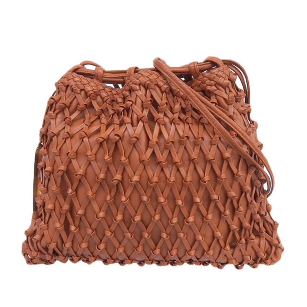 CHANEL LEATHER MESH SHOULDER BAG: Brand: Chanel Type: Shoulder bag Material: Leather Size: 20cm x 27cm x 2cm / 7.87'' x 10.62'' x 0.78'' Strap Length: 95cm / 37.4'' Accessories: Guarantee card and Manual
