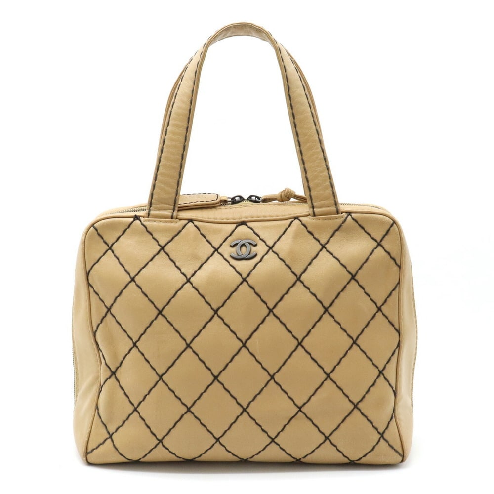 CHANEL WILD STITCH COCO MARK LEATHER TOTE BAG: Brand: Chanel Line: Wild Stitch Type: Handbag Tote bag Material: Leather Size: 24.5cm x 30cm x 13.5cm / 9.64'' x 11.81'' x 5.31''