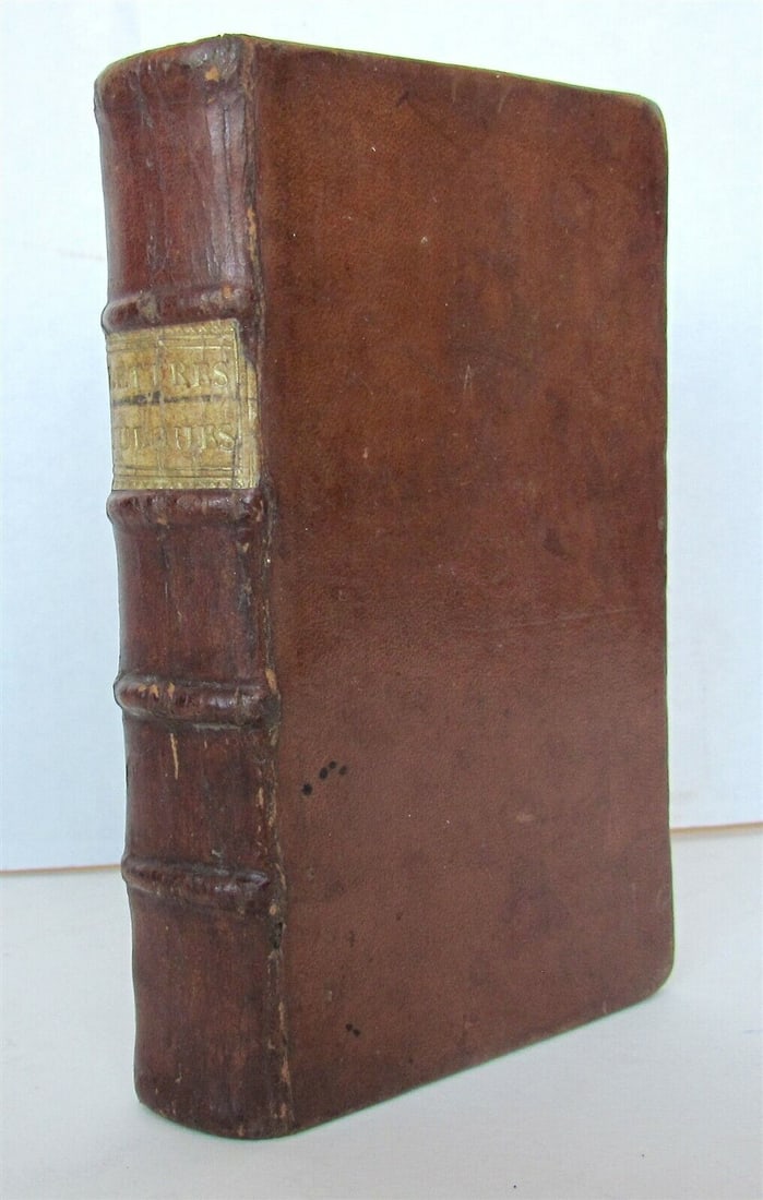 1730 FRENCH LETTERS FROM A TURKISH IN PARIS ANTIQUE FRENCH LETTERS FROM A TURKISH IN PARIS: Year/Century: 18th century Language: French Subject: Literature & Fiction Binding: Leather Description: Charles de Secondat Montague, Letters from a Turque to Her Mother in the Serrail, Amsterdam: che