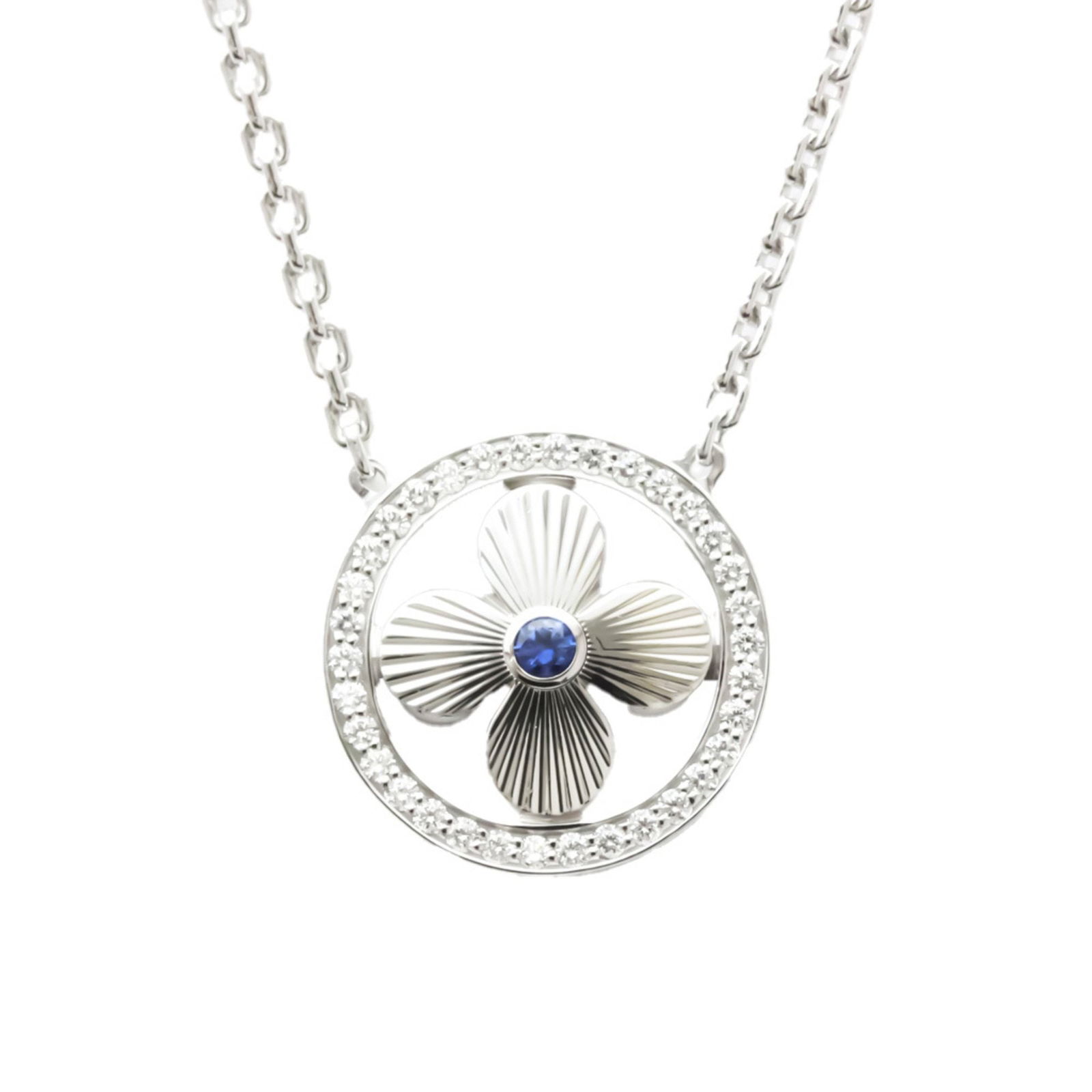 Louis Vuitton Pendant Sun Blossom: Louis Vuitton Pendant Sun Blossom Brand: Louis Vuitton Model: Pendant Sun Blossom Necklace MPN: - Necklace Type: Pendant necklace Style: Fashion Gender: Men,Women Material: White gold (18